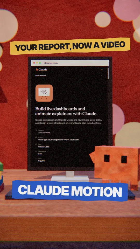 Your quarterly report, now an animated video